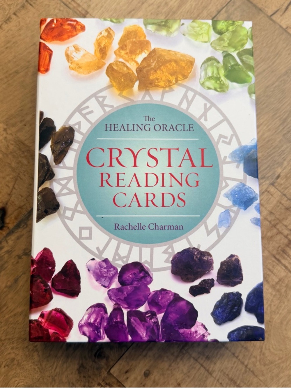 Crystal Reading Cards by Rachelle Charman | Multicolor | The Healing Oracle Deck
